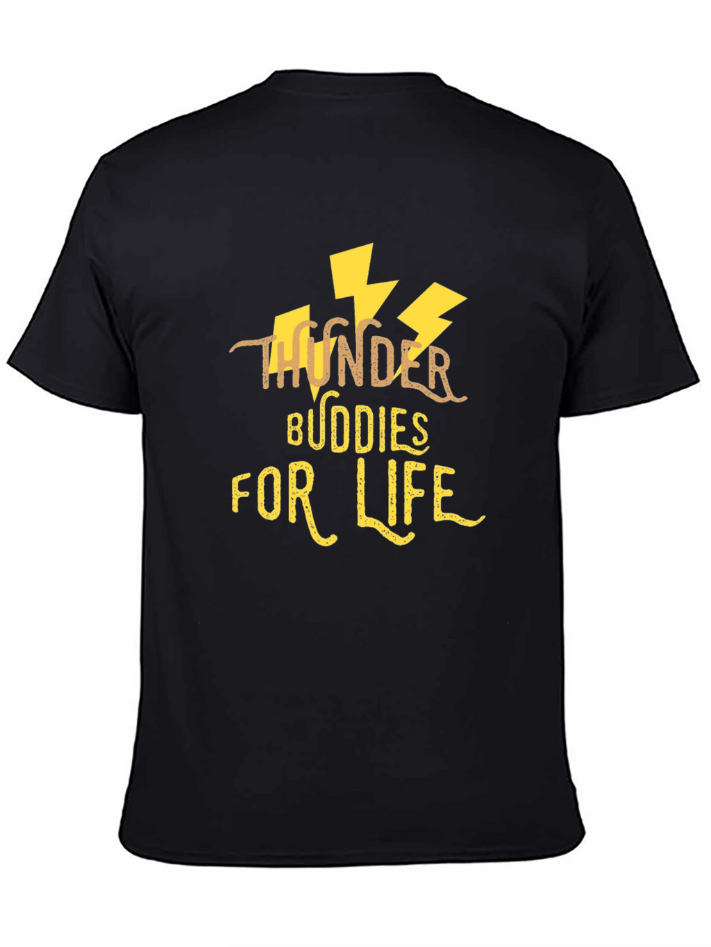 Thunder Buddies For Life Black T-Shirt