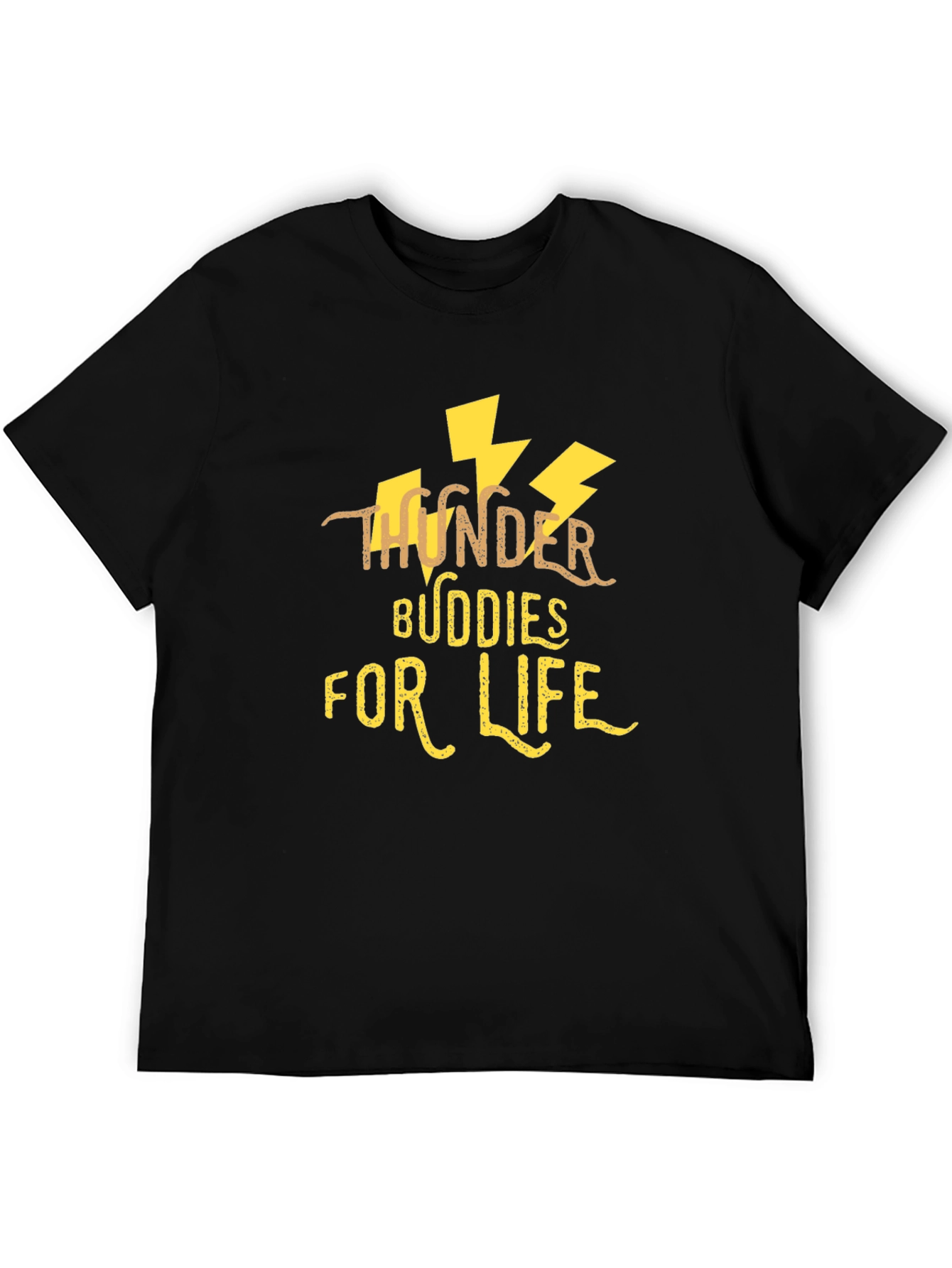 Thunder Buddies For Life Black T-Shirt