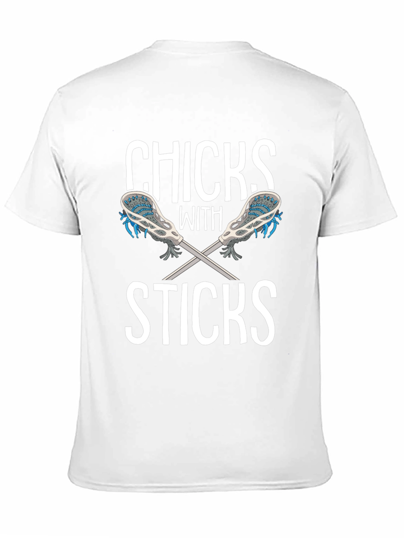 Chicks With Sticks Black Graphic T-Shirt
