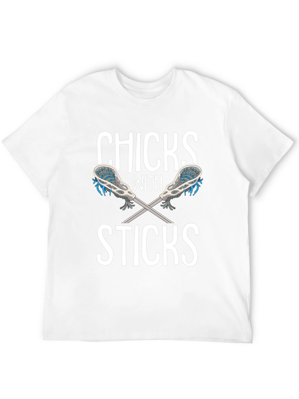 Chicks With Sticks Black Graphic T-Shirt