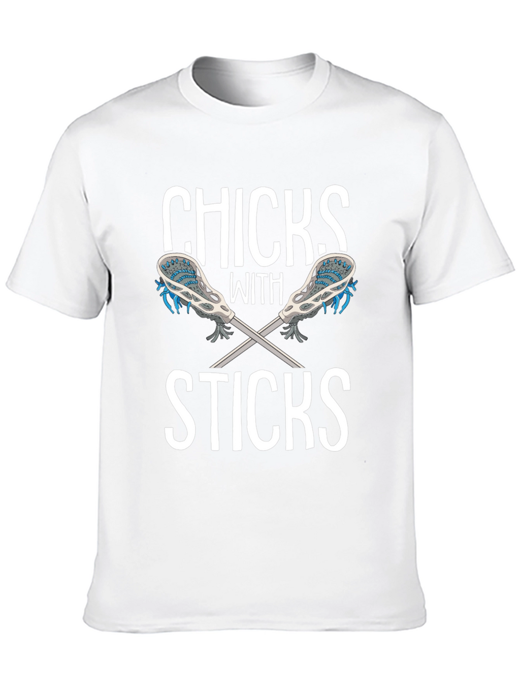 Chicks With Sticks Black Graphic T-Shirt