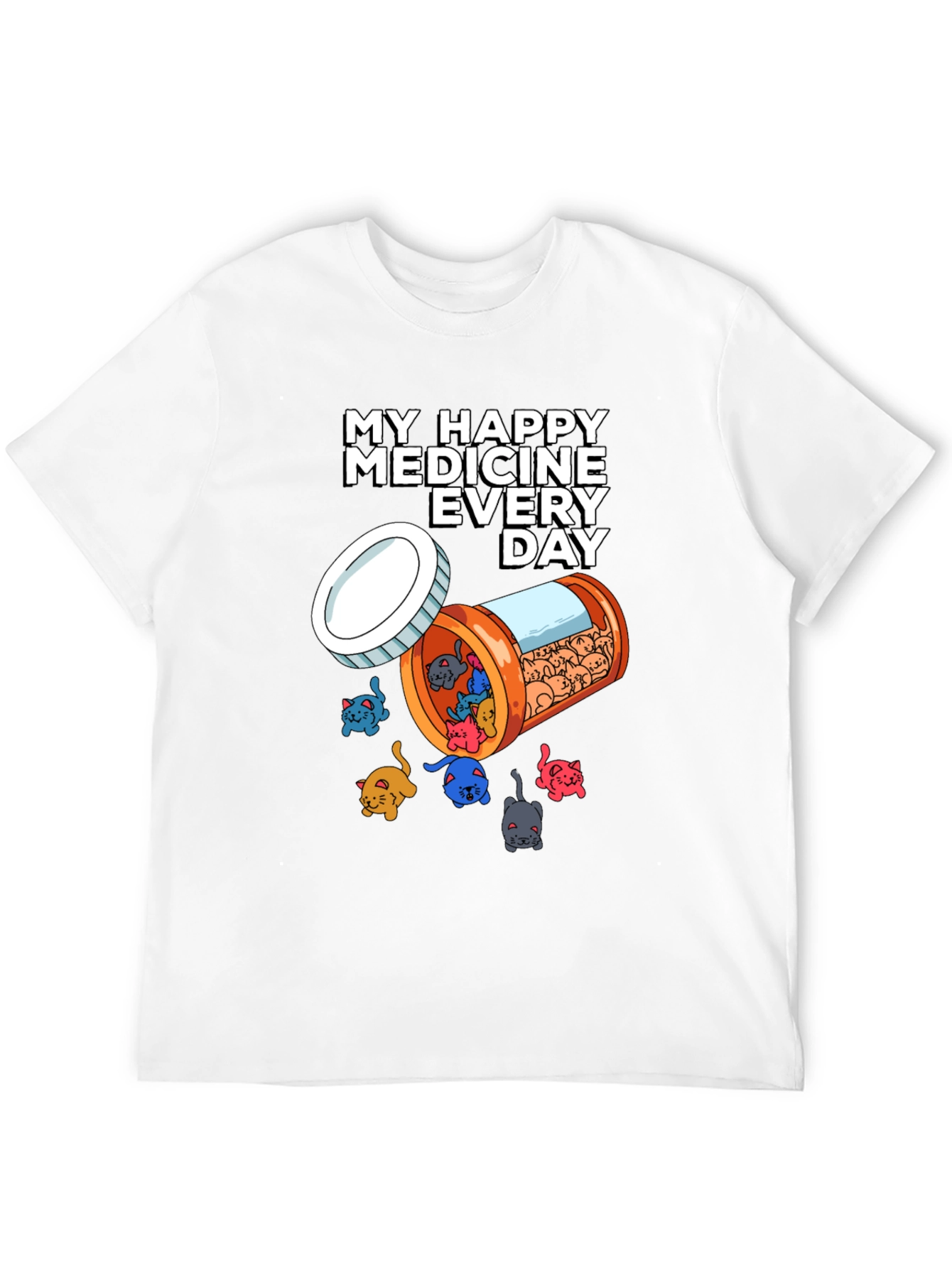 My Happy Medicine Cat Lover T-Shirt