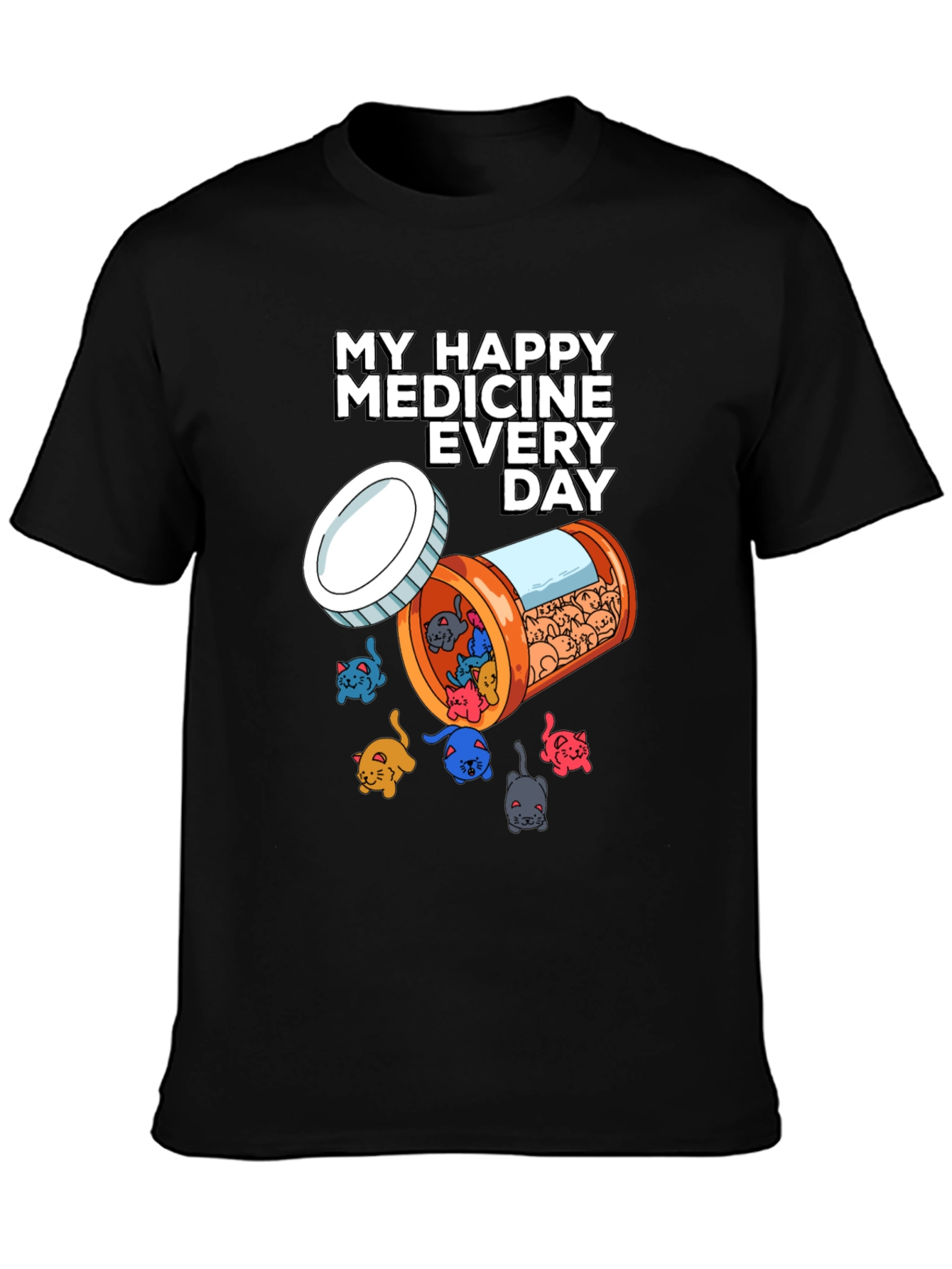 My Happy Medicine Cat Lover T-Shirt