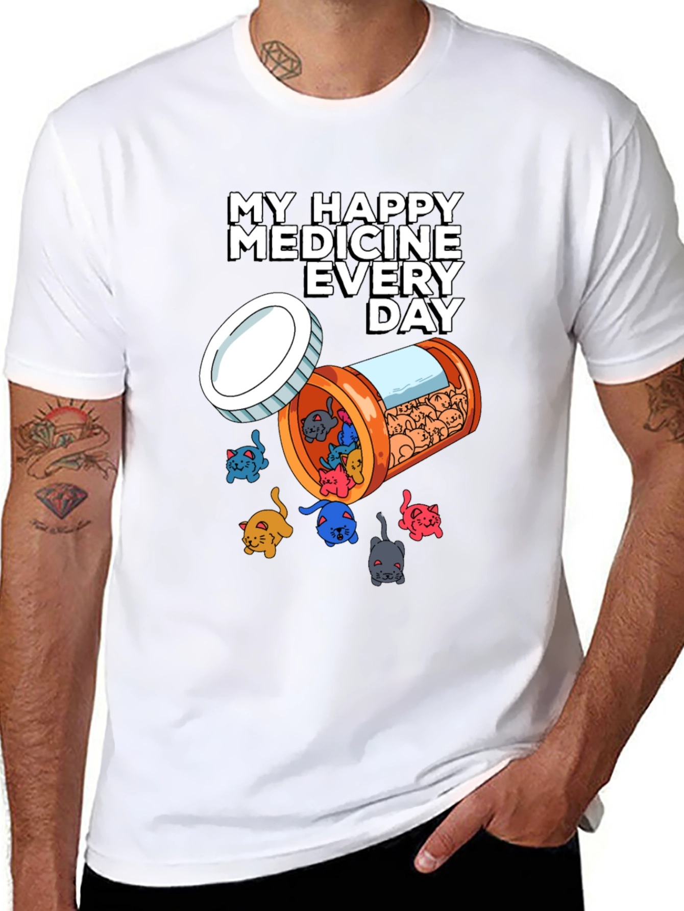 My Happy Medicine Cat Lover T-Shirt