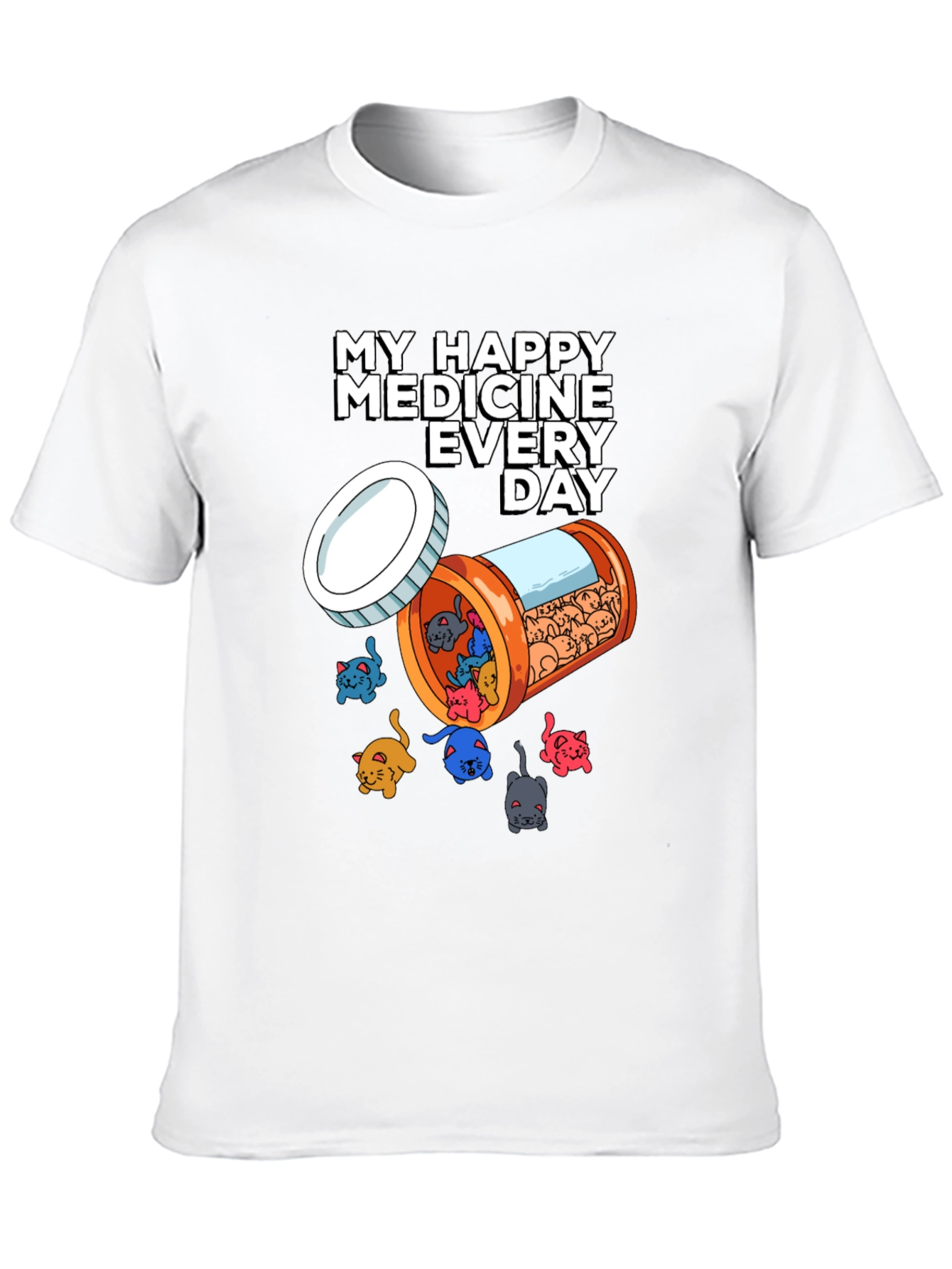 My Happy Medicine Cat Lover T-Shirt