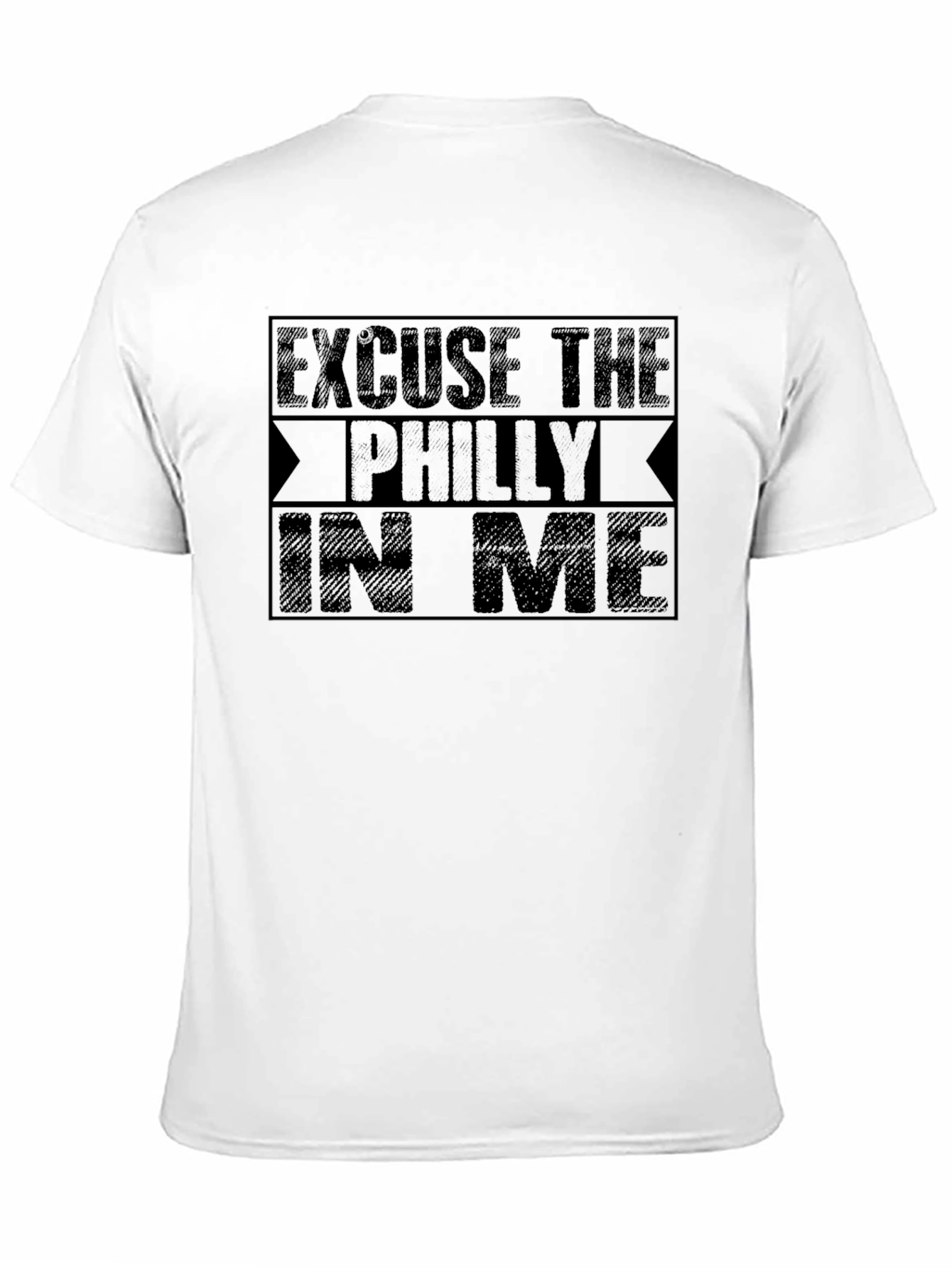 Excuse The Philly In Me Black T-Shirt