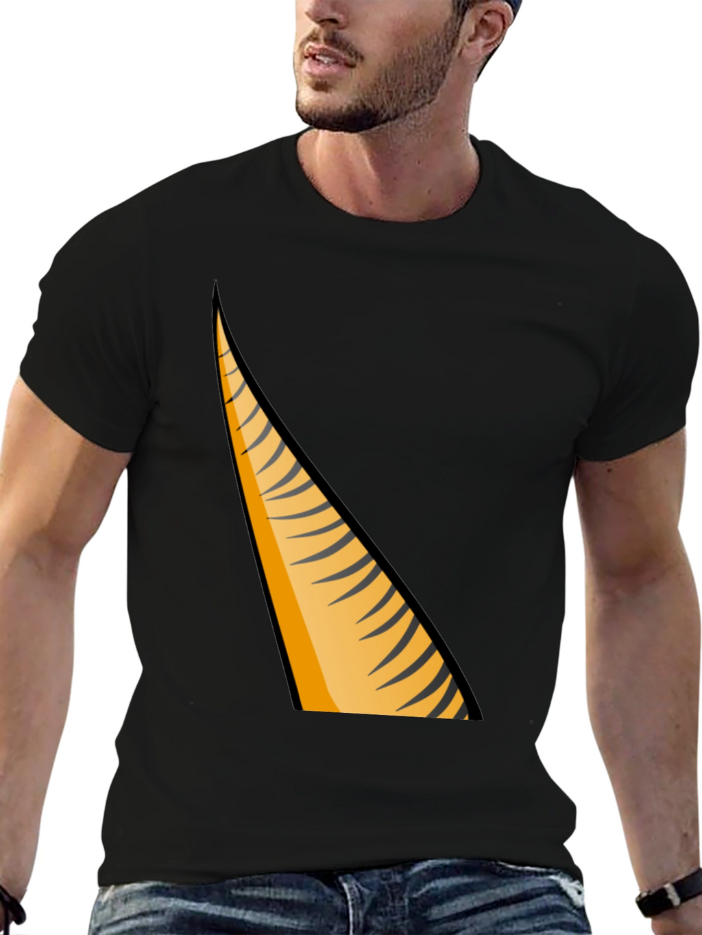 Tiger Stripe Graphic Tee - Casual Style