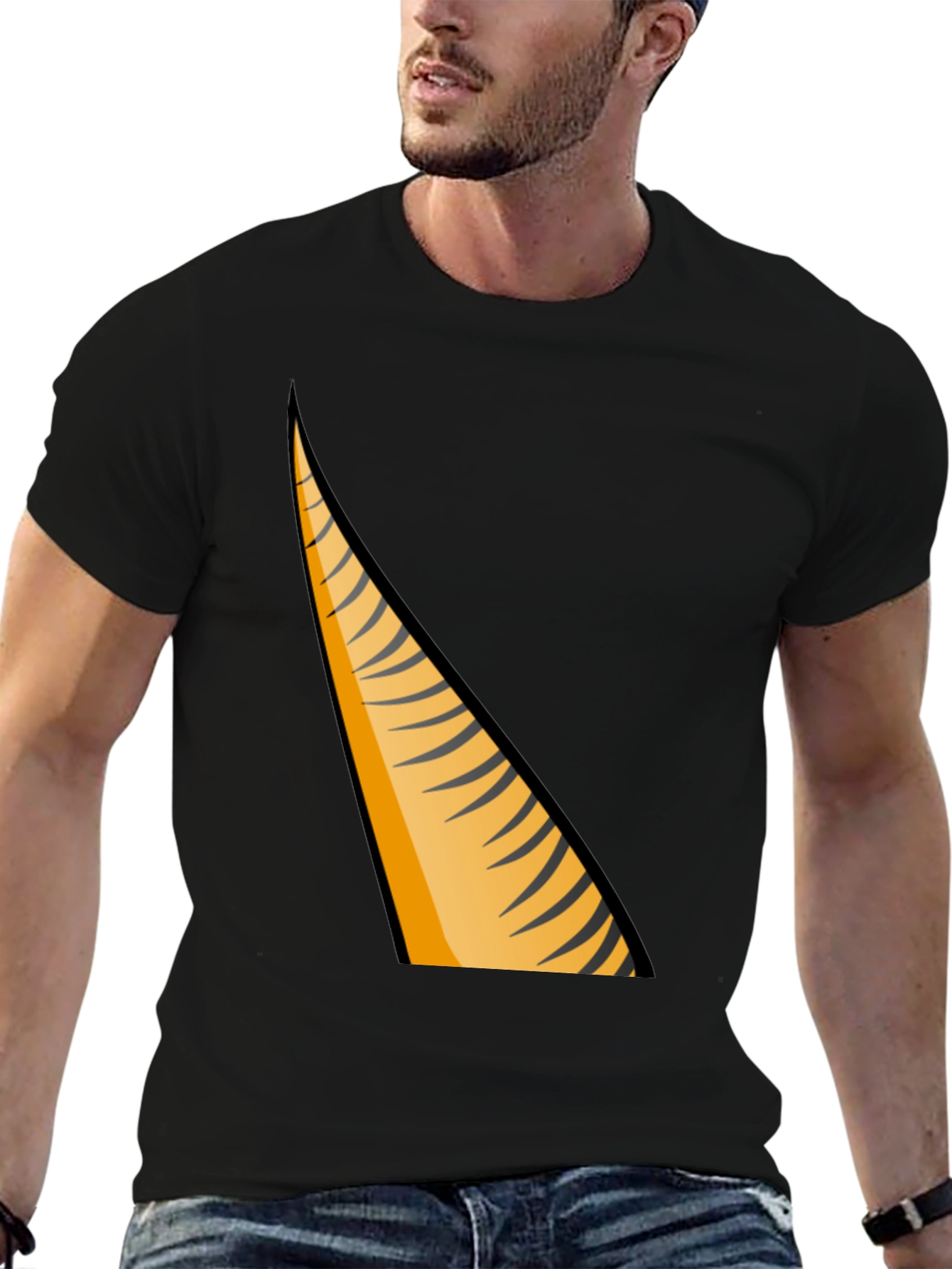 Tiger Stripe Graphic Tee - Casual Style