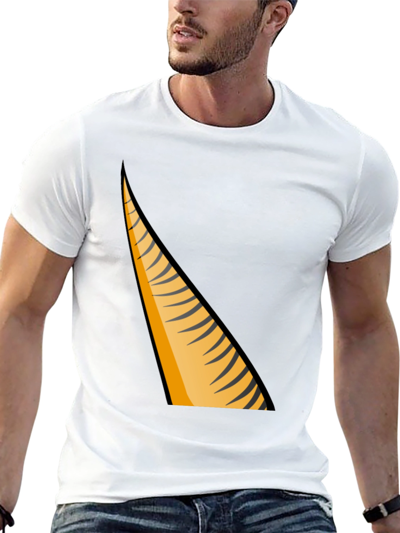 Tiger Stripe Graphic Tee - Casual Style
