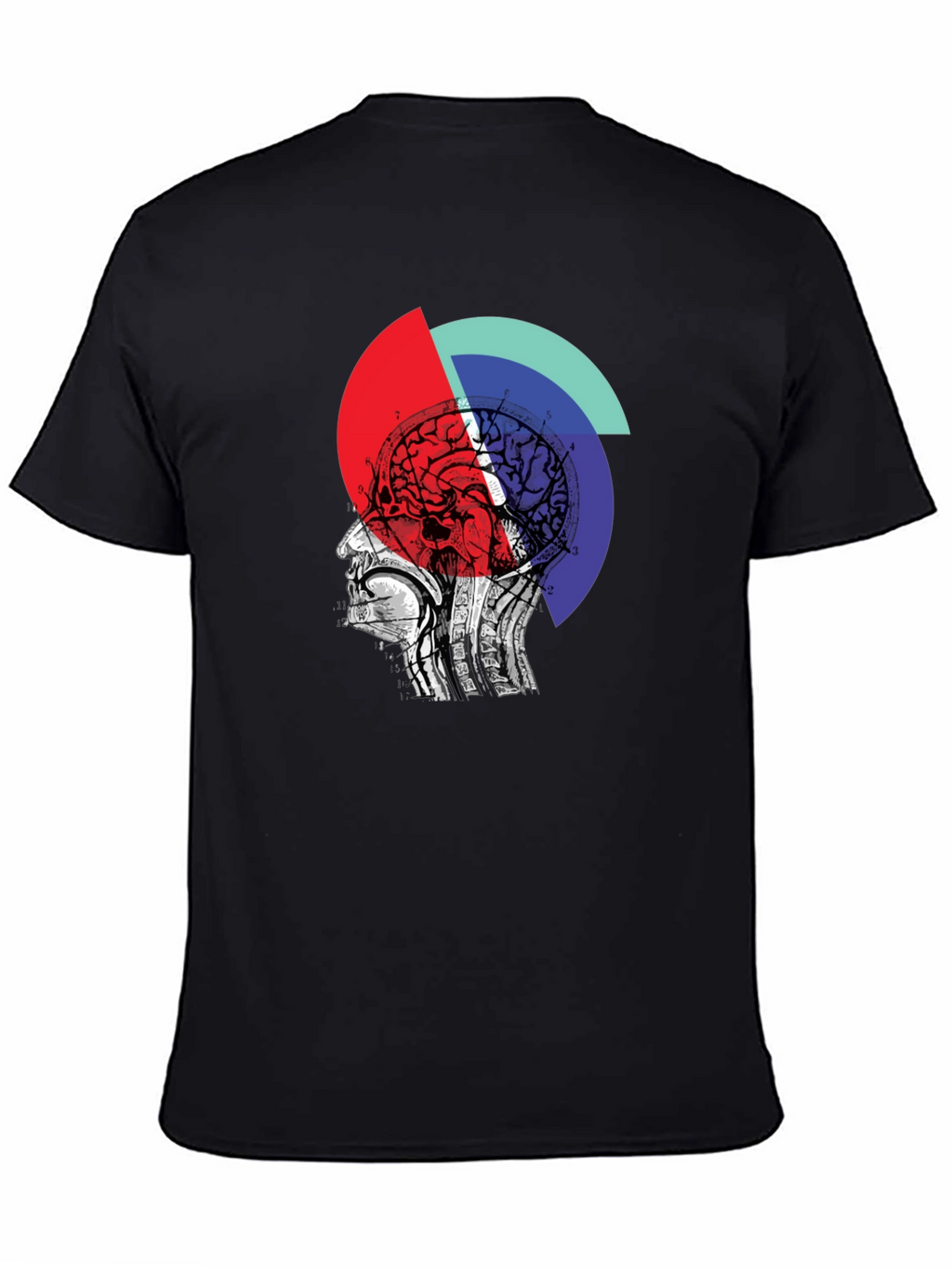 Abstract Brain Graphic Tee - Unique Design