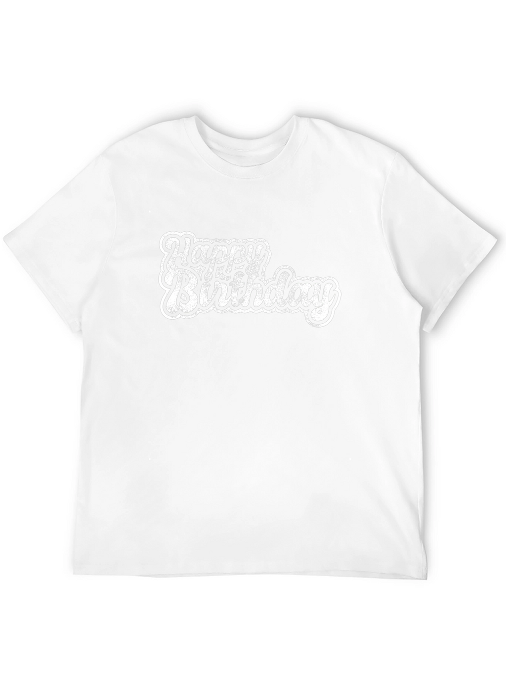 Happy Birthday Graphic Tee - Black