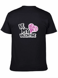 Be My Valentine Graphic Tee - Black