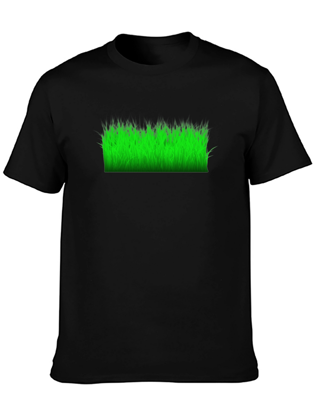 Grass Graphic T-Shirt - Black