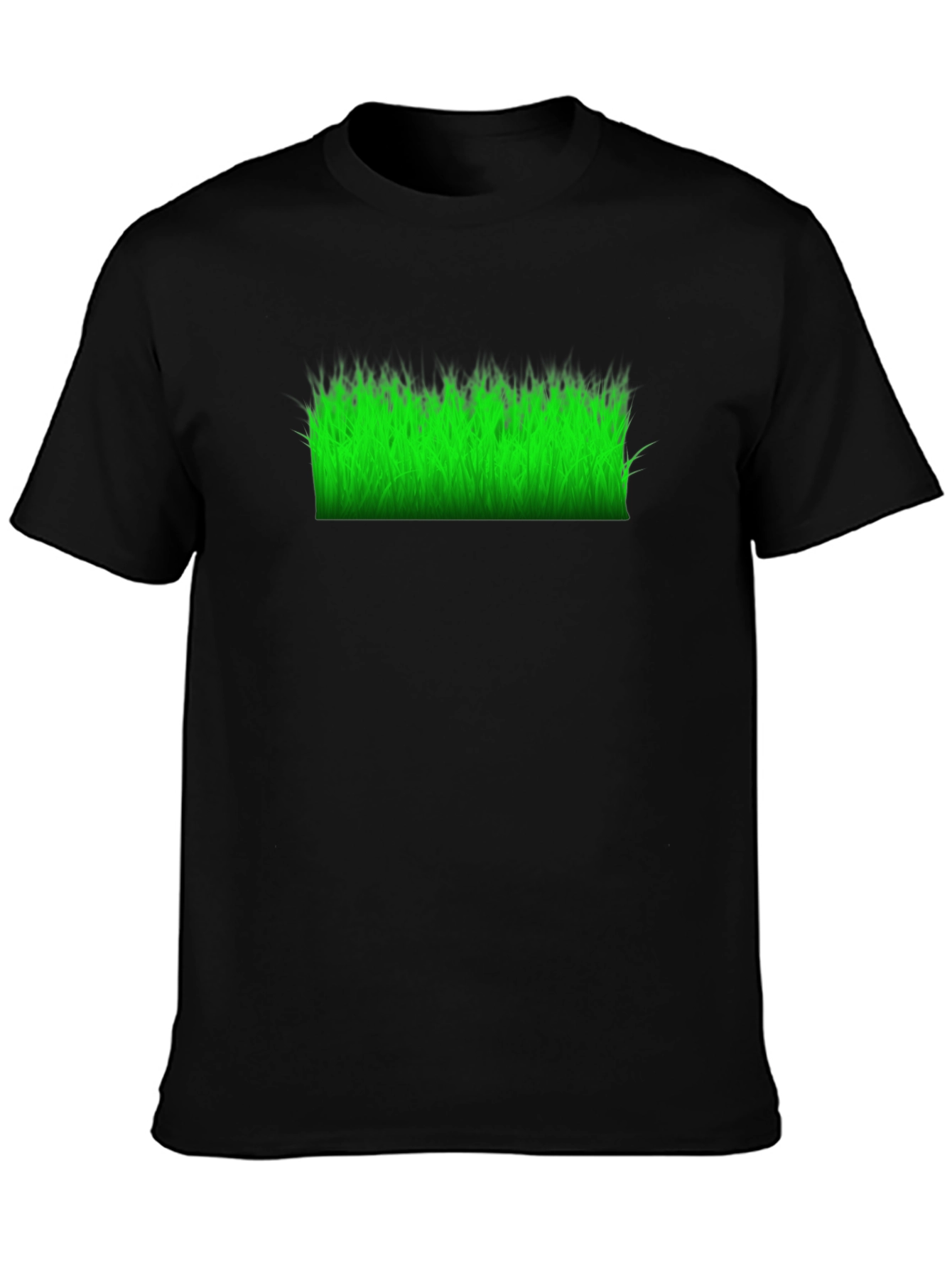 Grass Graphic T-Shirt - Black