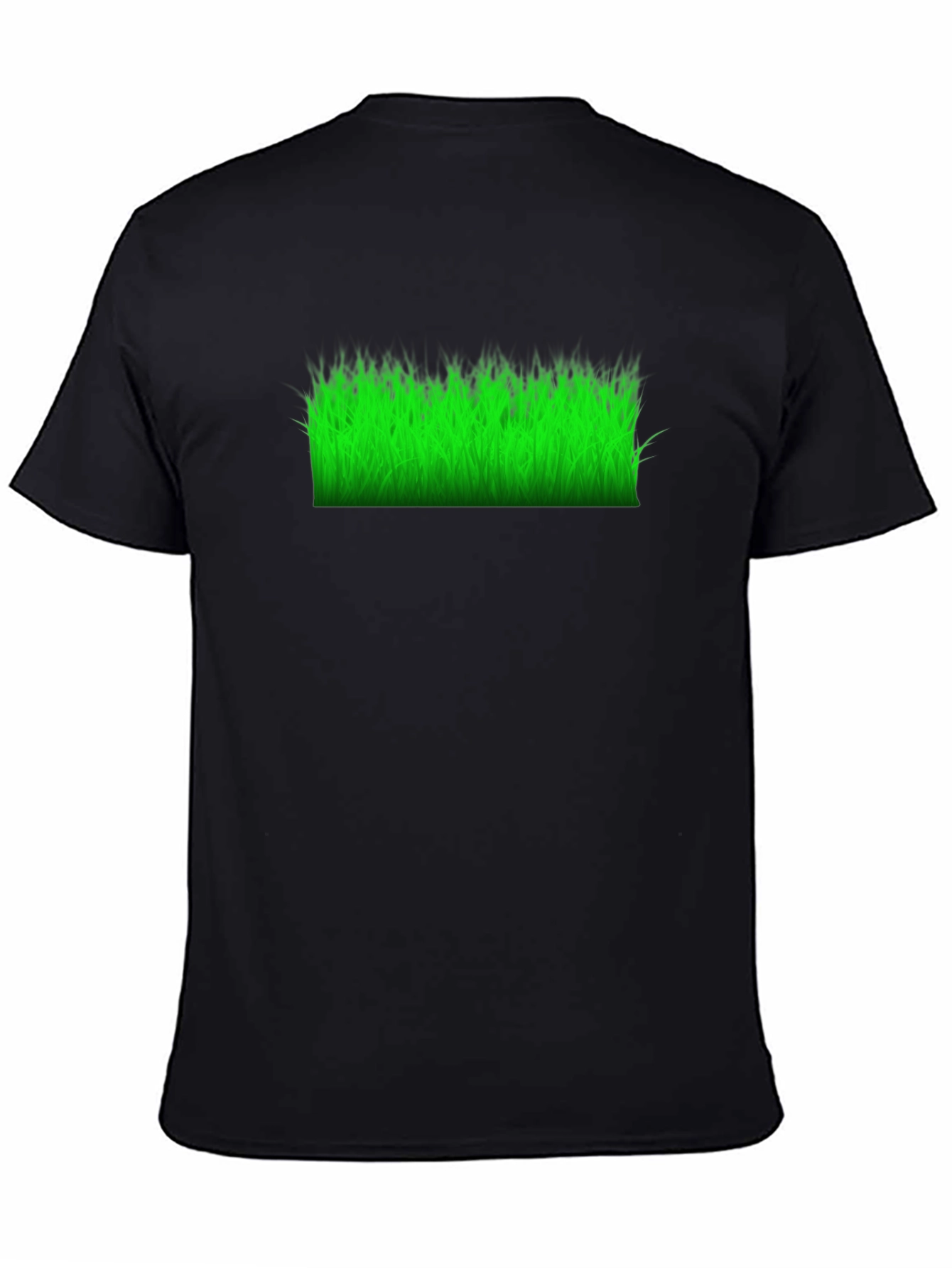 Grass Graphic T-Shirt - Black