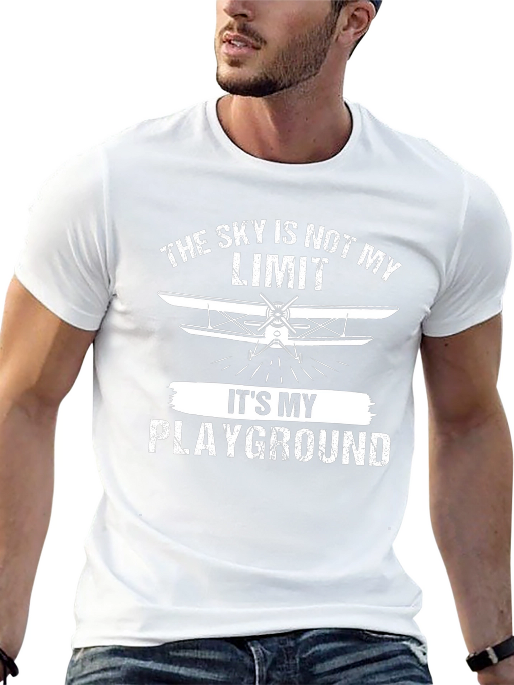 Skys Not My Limit T-Shirt - Aviation Pilot Tee