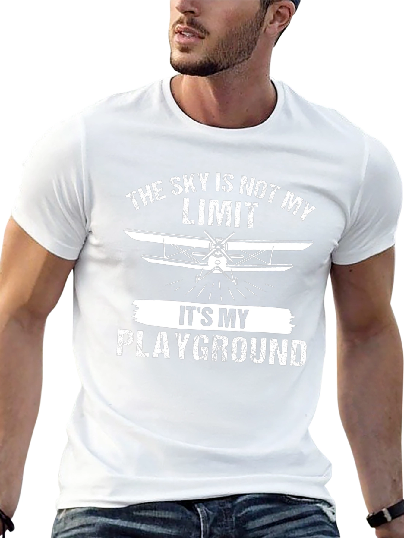 Skys Not My Limit T-Shirt - Aviation Pilot Tee