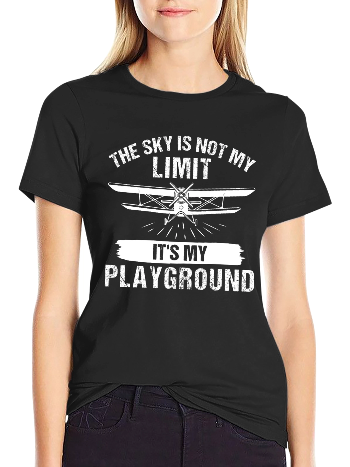 Skys Not My Limit T-Shirt - Aviation Pilot Tee