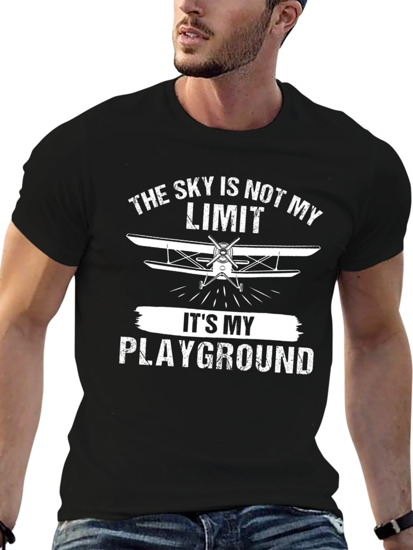 Skys Not My Limit T-Shirt - Aviation Pilot Tee