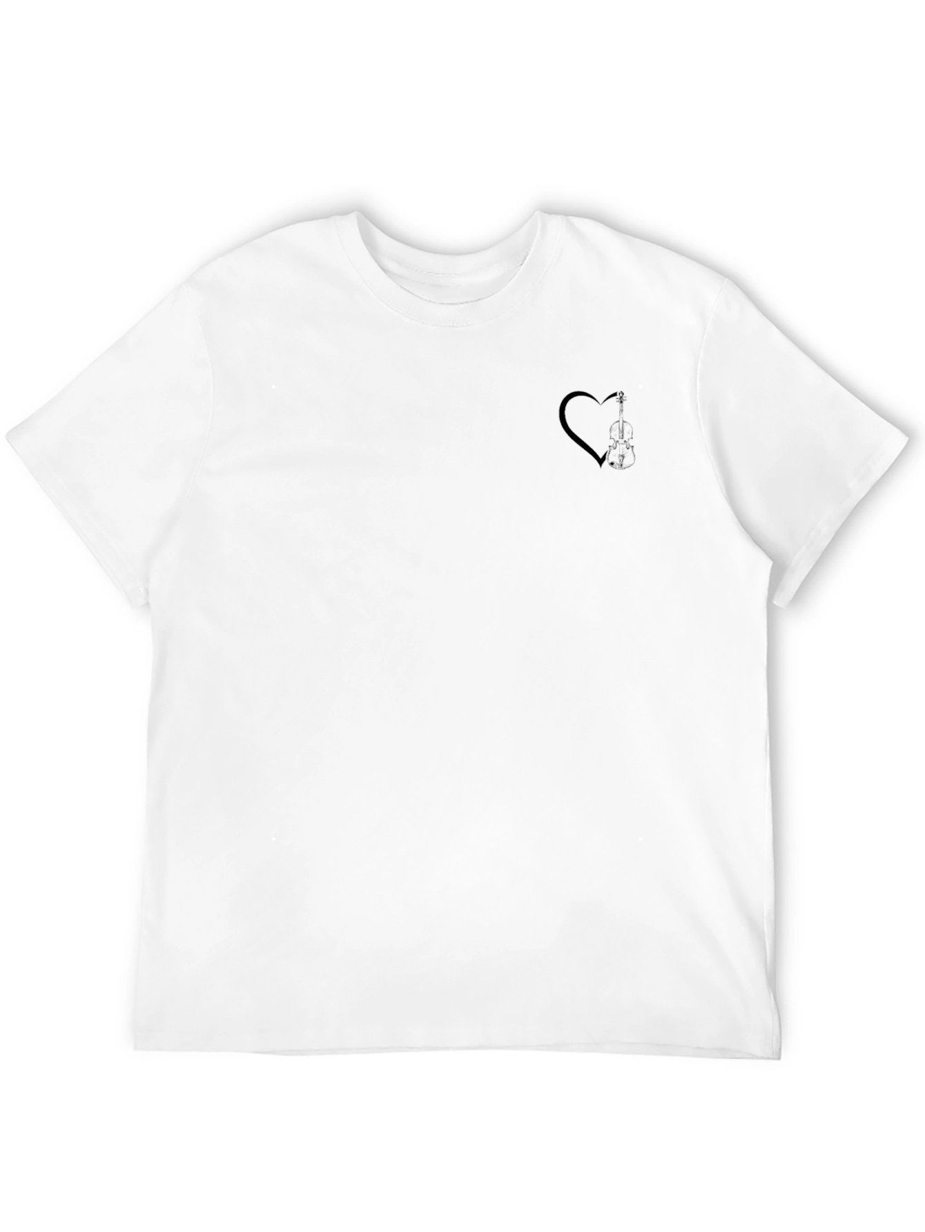 Black Heart Graphic Tee - Modern Casual Style