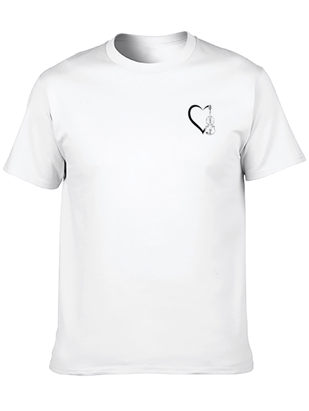 Black Heart Graphic Tee - Modern Casual Style