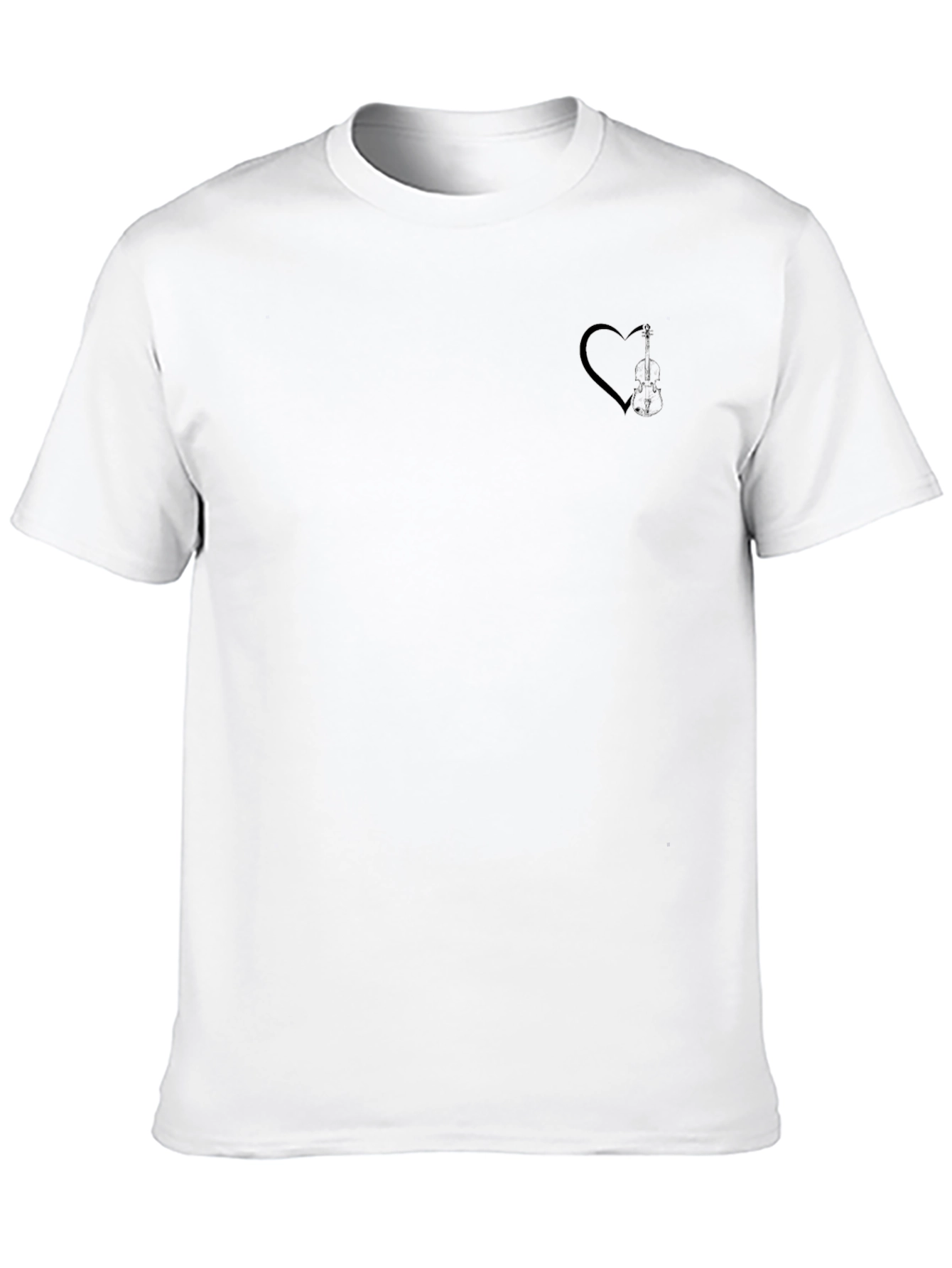 Black Heart Graphic Tee - Modern Casual Style