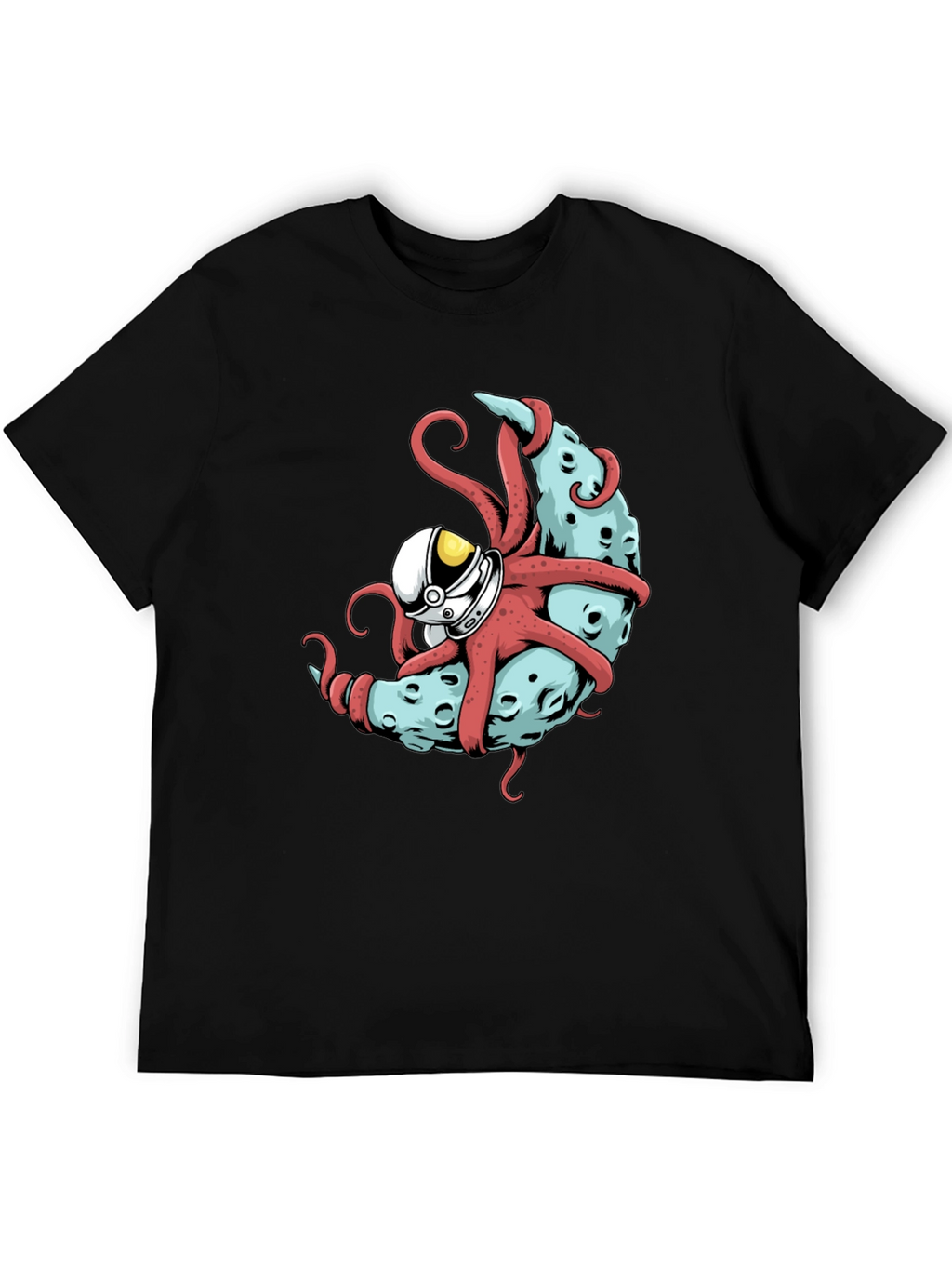 Cosmic Kraken T-Shirt - Octopus Astronaut Design