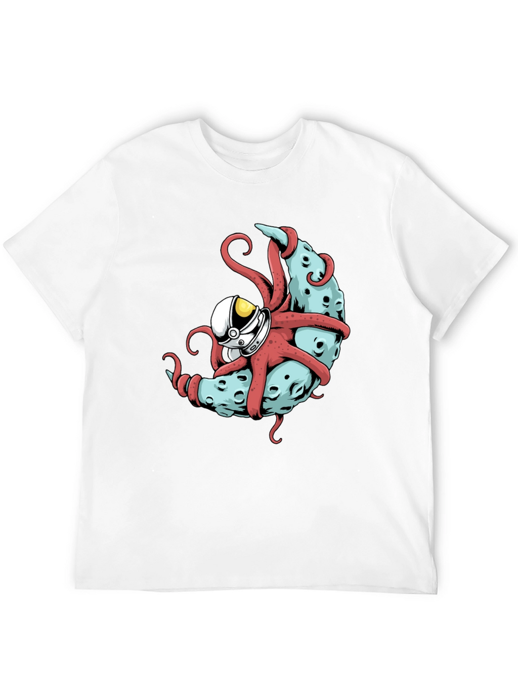 Cosmic Kraken T-Shirt - Octopus Astronaut Design