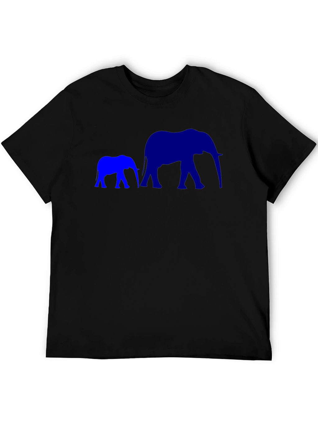 Elephant Family Black T-Shirt