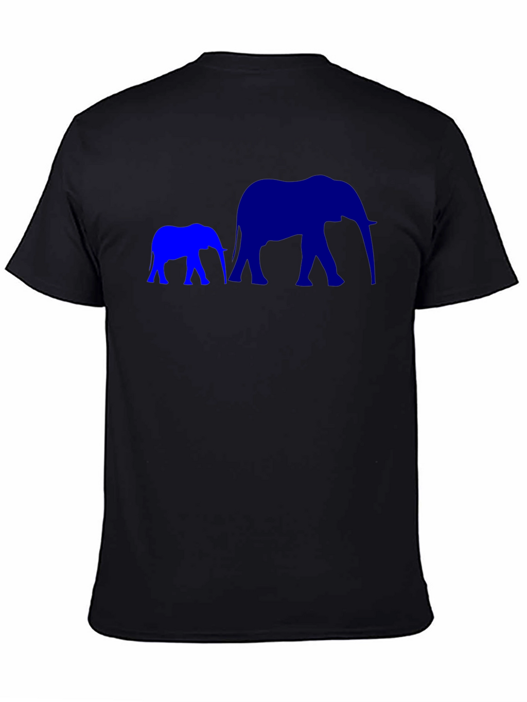Elephant Family Black T-Shirt