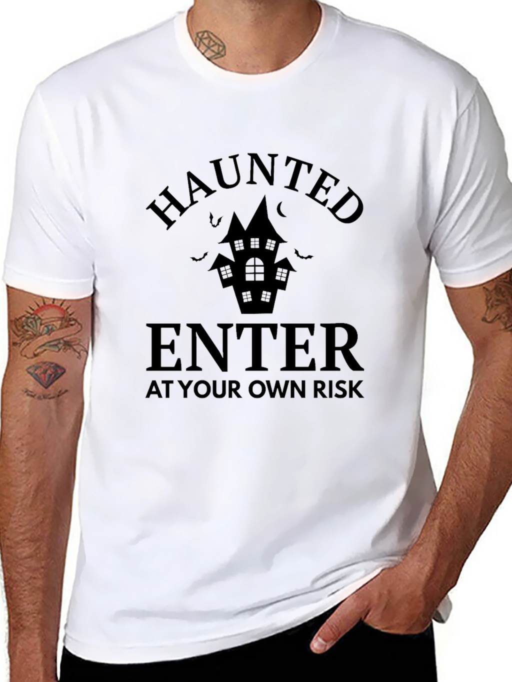 Haunted House Halloween T-Shirt