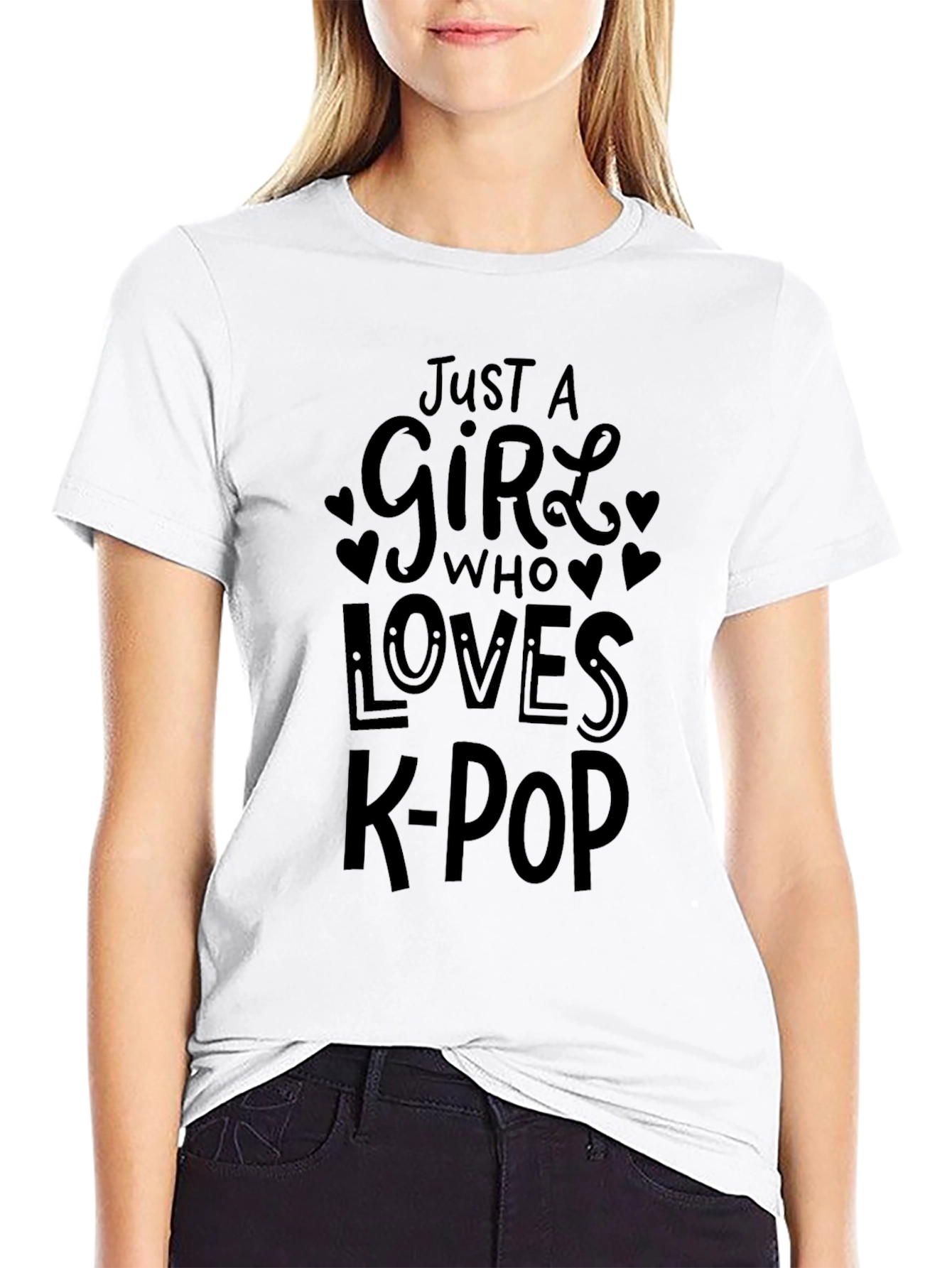 Just a Girl Who Loves K-Pop T-Shirt