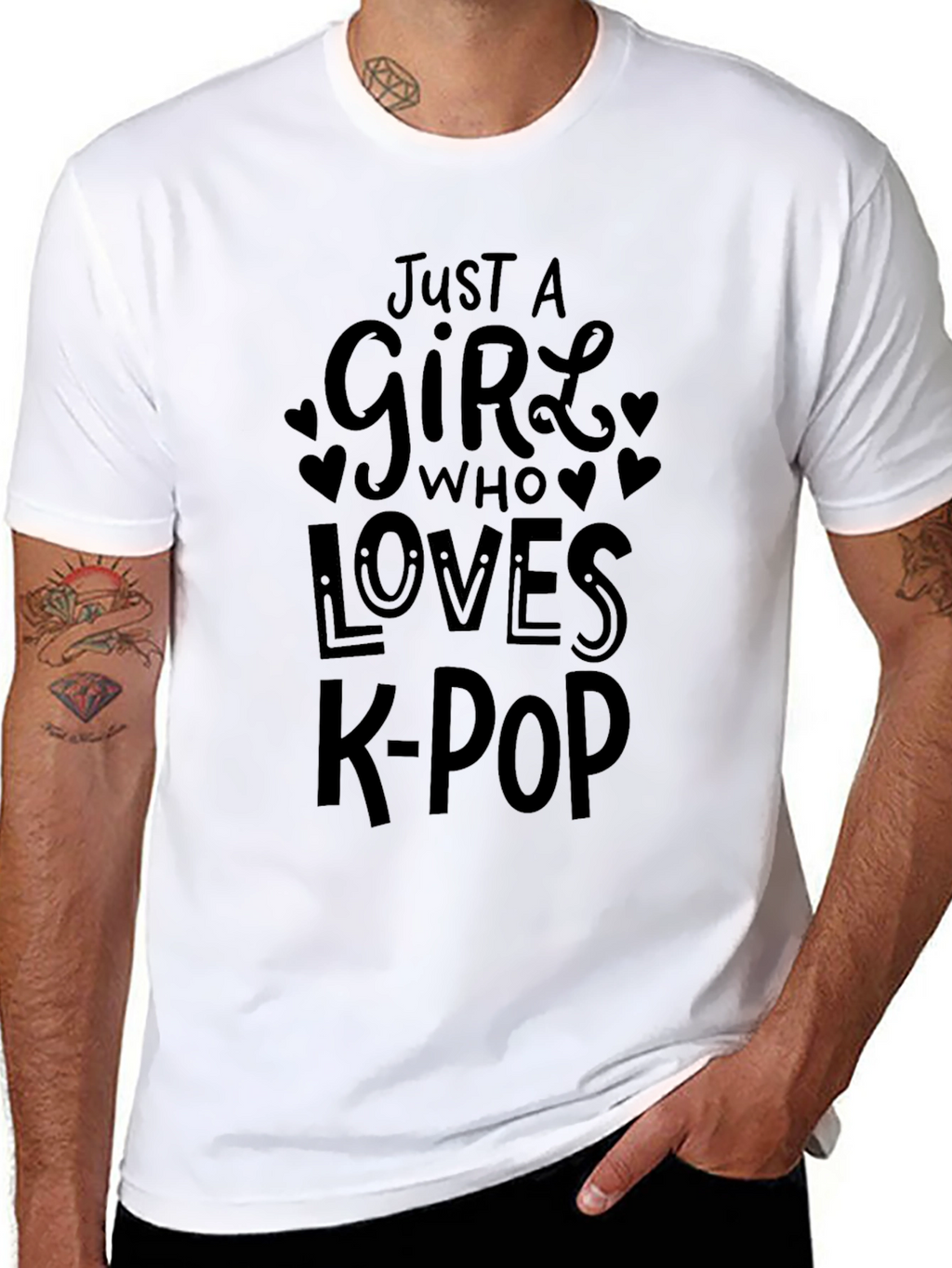 Just a Girl Who Loves K-Pop T-Shirt