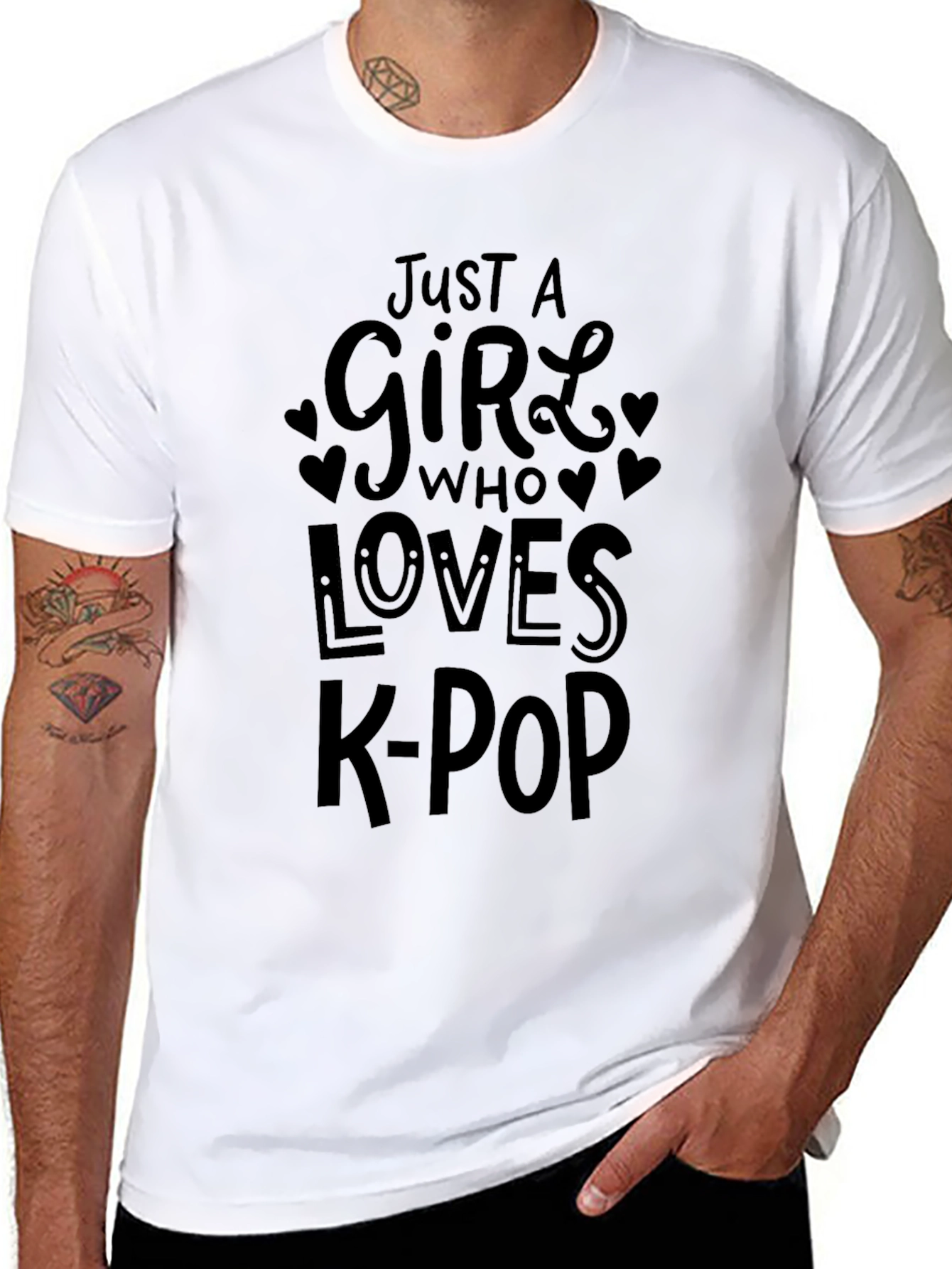 Just a Girl Who Loves K-Pop T-Shirt