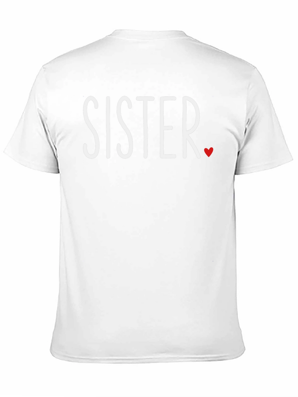 Sister Love T-Shirt - Black Crew Neck Tee