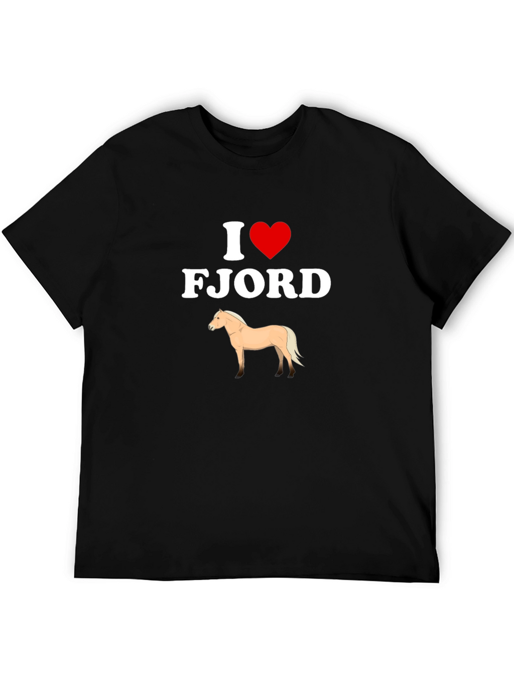 I Heart Fjord Horse Graphic T-Shirt