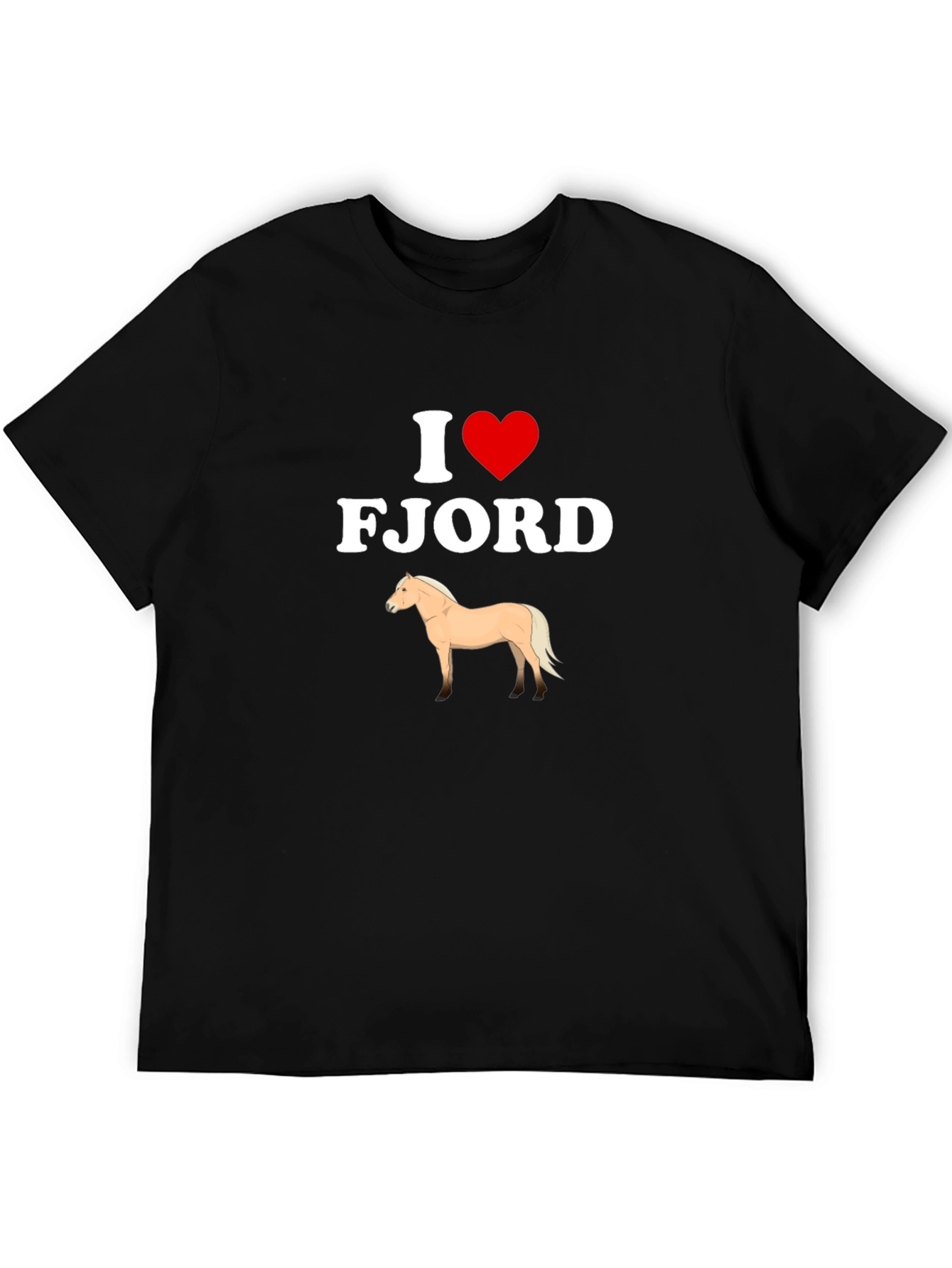 I Heart Fjord Horse Graphic T-Shirt
