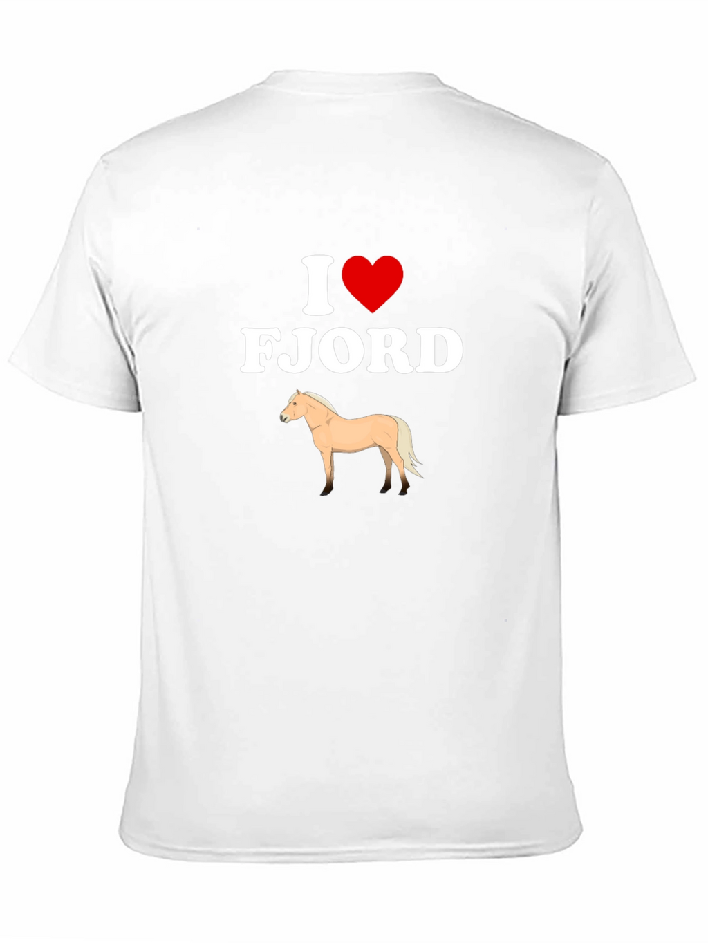 I Heart Fjord Horse Graphic T-Shirt
