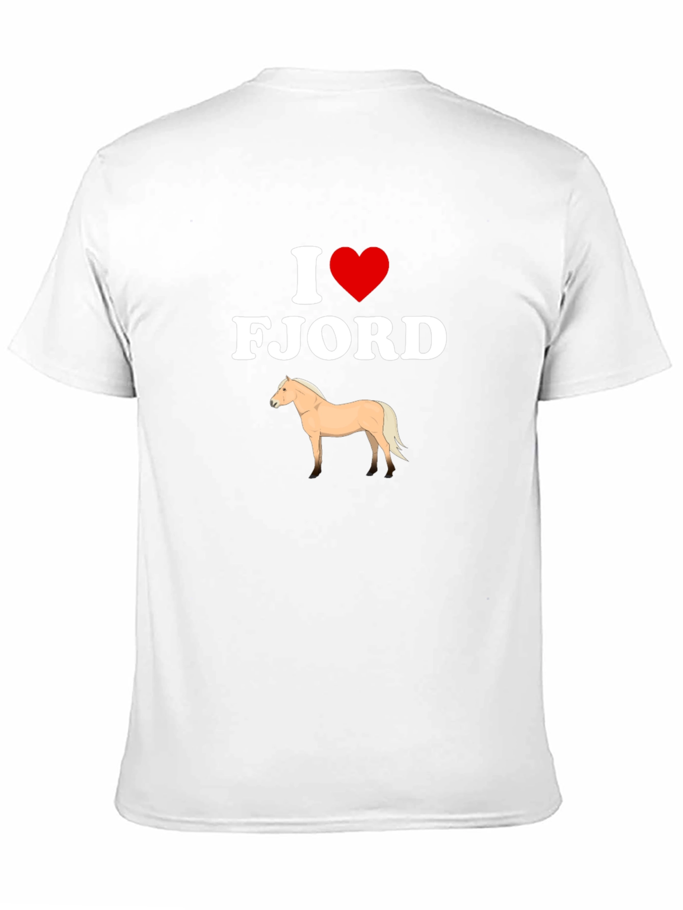 I Heart Fjord Horse Graphic T-Shirt