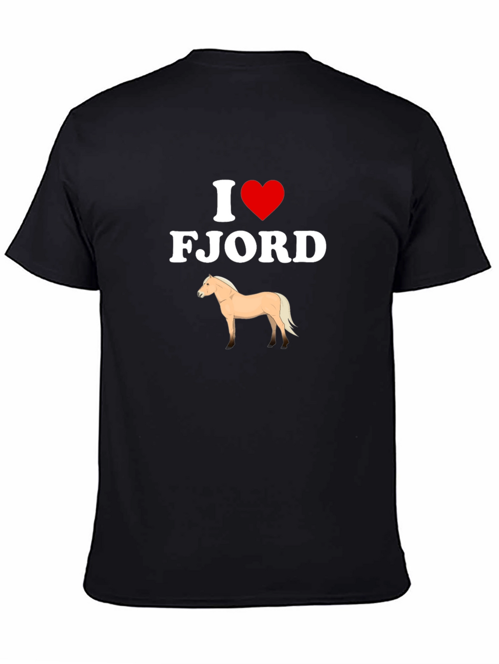 I Heart Fjord Horse Graphic T-Shirt