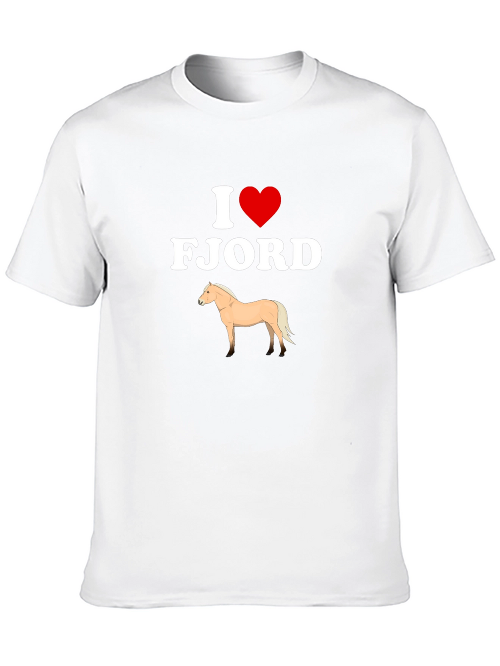 I Heart Fjord Horse Graphic T-Shirt