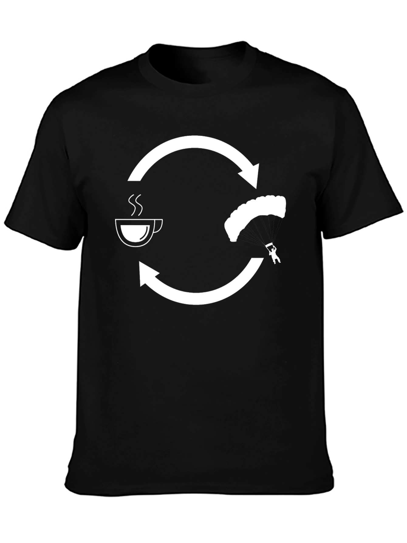 Coffee & Skydiving T-Shirt | Perfect Gift for Adrenaline Junkies
