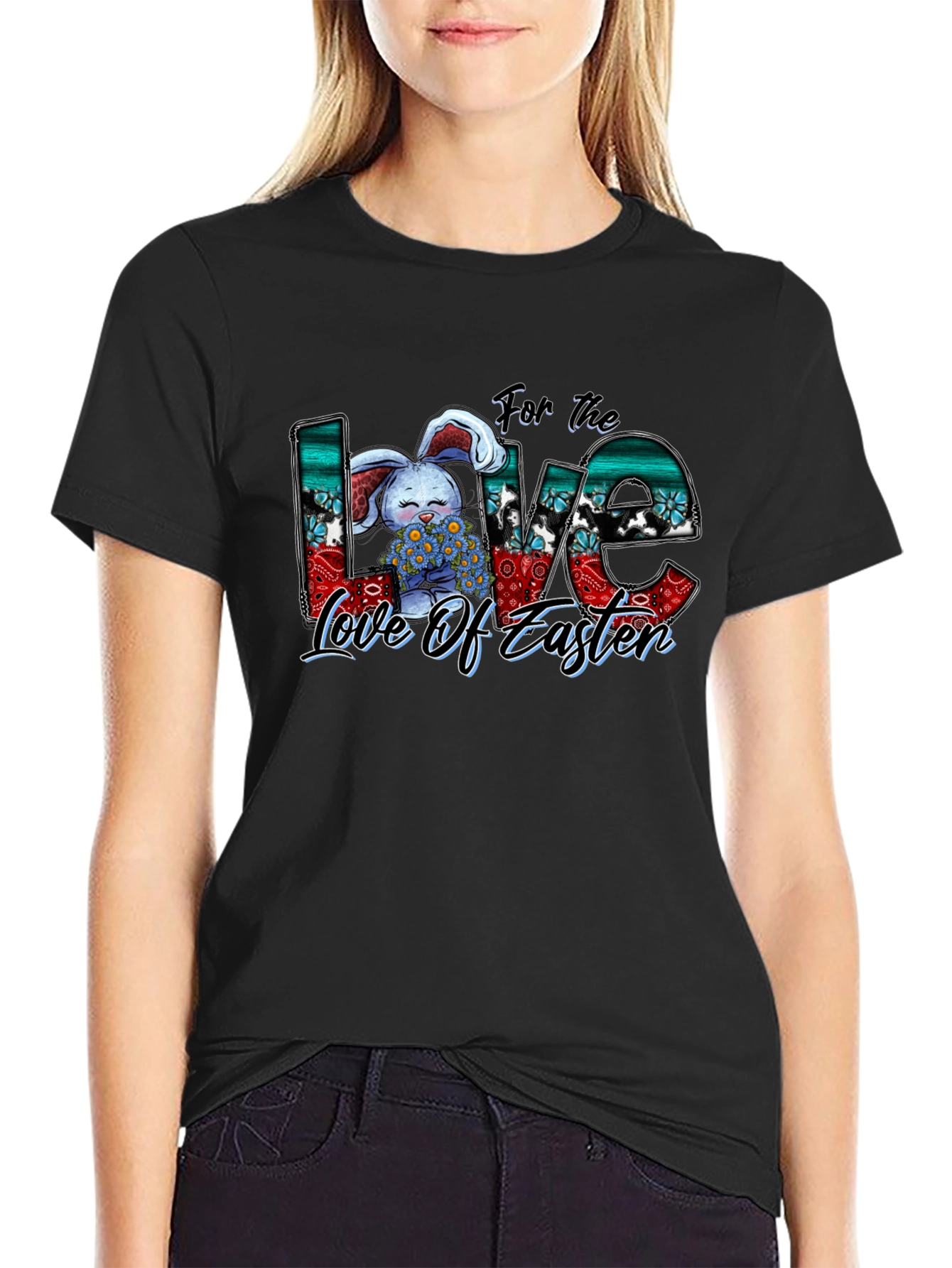 Easter Bunny T-Shirt - For The Love of Easter