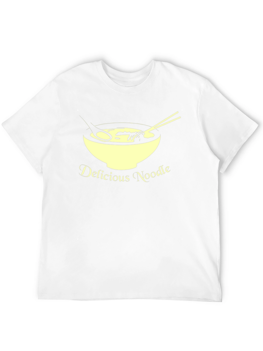 Delicious Noodle T-Shirt Unique Design Casual Wear