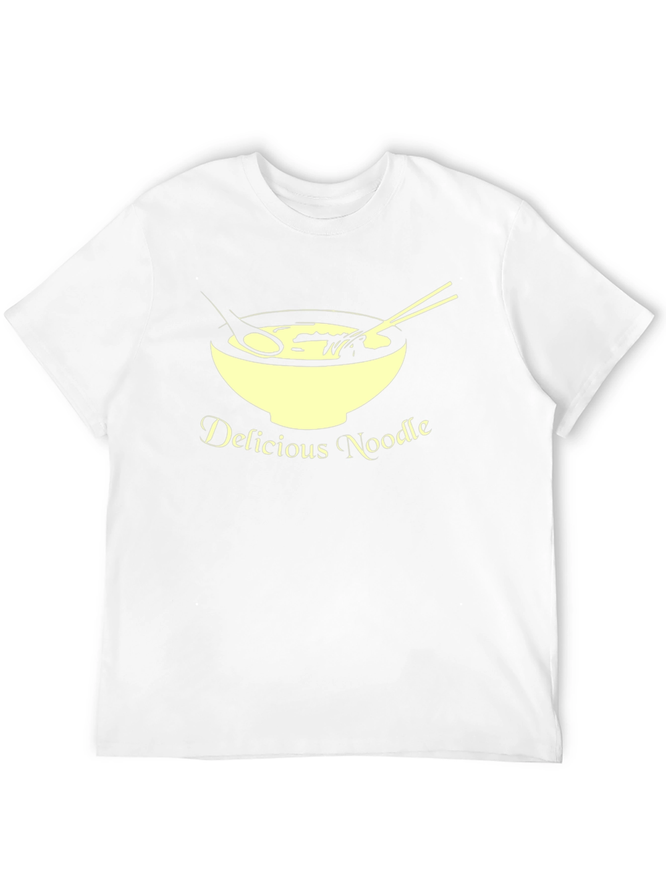 Delicious Noodle T-Shirt Unique Design Casual Wear