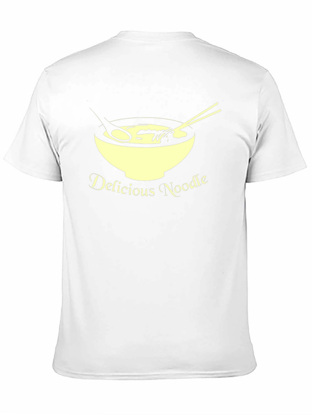 Delicious Noodle T-Shirt Unique Design Casual Wear
