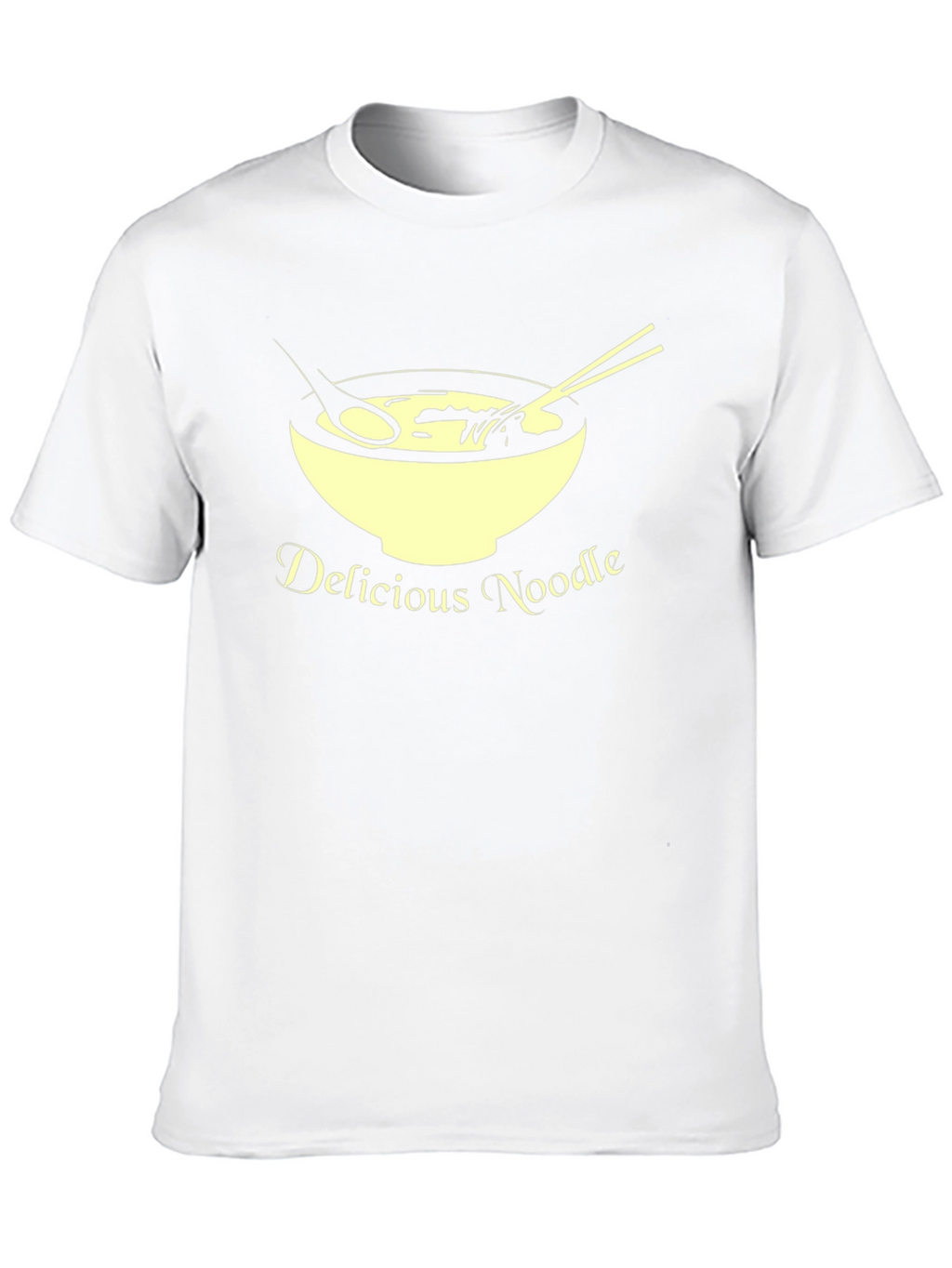Delicious Noodle T-Shirt Unique Design Casual Wear
