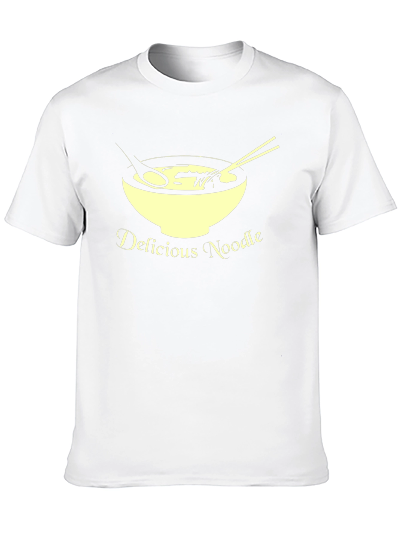 Delicious Noodle T-Shirt Unique Design Casual Wear