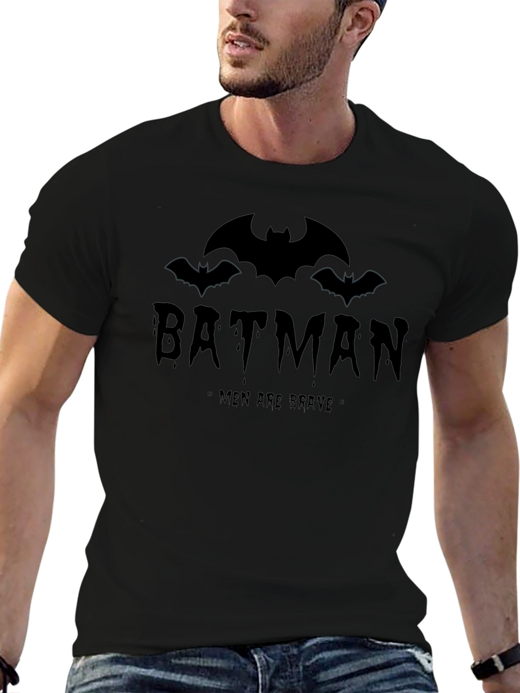 Batman Men Are Brave Graphic T-Shirt