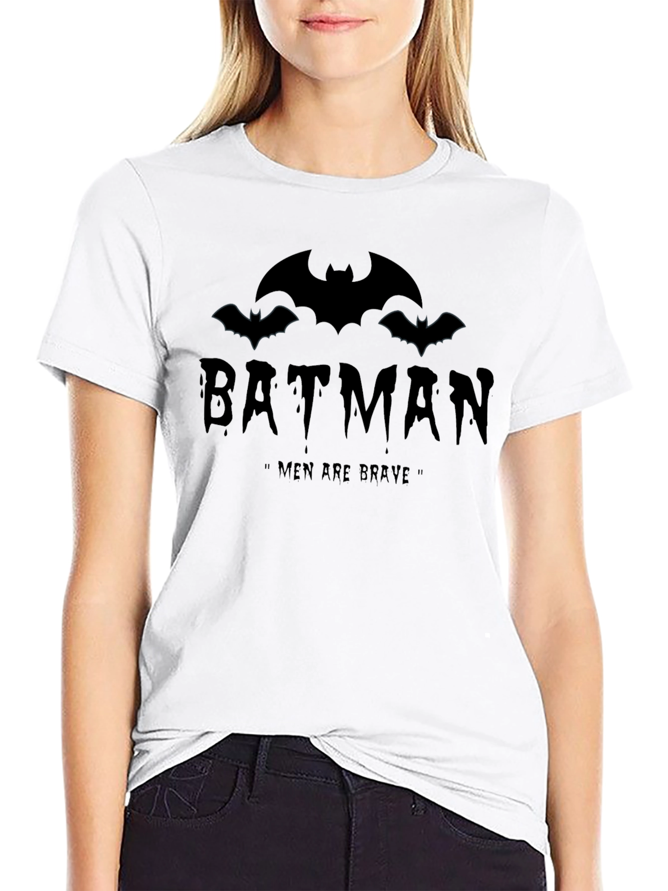 Batman Men Are Brave Graphic T-Shirt